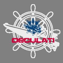 Osculati Брелок плавающий Парусная яхта Osculati 35.822.02 синий с цепочкой