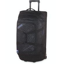 Женская дорожная сумка с серым орнаментом на колёсиках с выдвижной ручкой Dakine Womens Wheeled Duffle 58L Capri