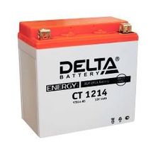 Аккумуляторная батарея Delta CT 1214 (YTX14-BS )12V 14а ч AGM VRLA