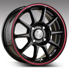 Колесные диски Racing Wheels H-422 6,5R15 5*105 ET35 d56,6 BK-LRD [86001592681]