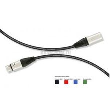 Кабель XLR гн - XLR шт MrCable AIX-01-SC (color) 1м