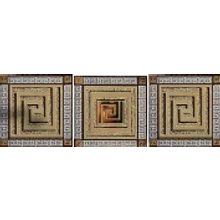 Керамическая плитка Ceramica Classic Пальмира бежевый (3шт компл. вставка 5,5х5,5