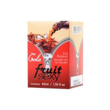 Массажное масло FRUIT SEXY Cola с ароматом колы и разогревающим эффектом - 40 мл.