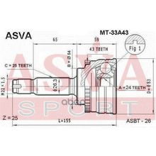 Шрус Внешний ASVA арт. MT33A43