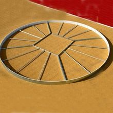 Круг для метания диска диам. 2,5 м Polanik, DC-250