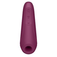 Satisfyer Бордовый вакуум-волновой стимулятор Satisfyer Curvy 1+