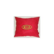  Подушка Kia красная вышивка золото
