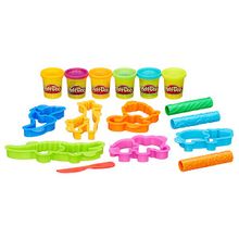 PLAY-DOH (Hasbro) Hasbro Play-Doh B1168 Игровой набор пластилина "Веселое Сафари" B1168