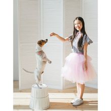 Leya.me Юбка-пачка с баской розовая STC-048