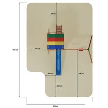 Paremo Домик с тентом и скалолазной доской