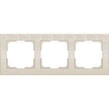 Werkel Рамка Werkel Flock на 3 поста слоновая кость WL05-Frame-03-ivory 4690389046926 ID - 243745