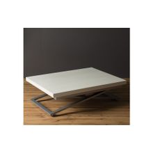 Слайн Стол трансформер Левмар Compact D36 S59 (дуб анкор светлый нержавеющая сталь)