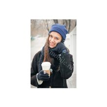 Шерстяные перчатки со встроенной Bluetooth-гарнитурой для iPhone, iPad, Samsung и HTC hi-Call, цвет black размер M