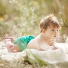 Kanga Care Newborn Aplix Cover Peacock