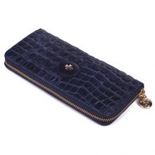 Кошелек женский Narvin 9588 Crocco Blue