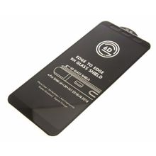 Защитное стекло 9H Black для Samsung J8(2018) черное т у