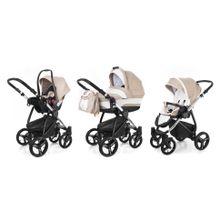 Коляска 3 в 1 Esspero Newborn Lux (шасси Chrome) - Khakki Lux