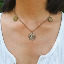 Колье-цепь под золото (арт. 81002-7)