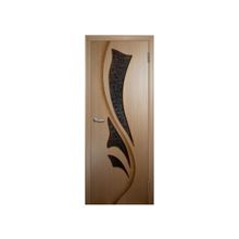 межкомнатная дверь Лилия 5ДО1- комплект (Владимирская фабрика) шпон, цвет-светлый дуб