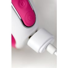 Satisfyer Ярко-розовый вибратор  Satisfyer Vibes Mr. Rabbit с клиторальным отростком - 22,1 см.