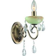 Arte Lamp A9592AP-1AB ONYX GREEN бра (настенный светильник хрустальный)