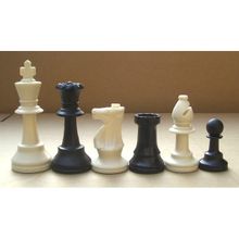 Шахматные фигуры ластиковые без утяжелителя 0.5 кг, ШП