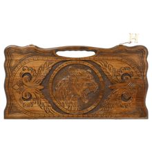 Нарды резные "Тигр" с ручкой