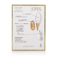 Jopen Вибромассажер Vibrating Mini Massager - 10,75 см.