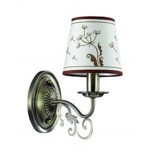 Бра декоративное ZINETTA бронзовый ткань E14 1*40W 220V 3204 1W