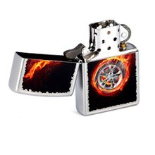 Zippo Зажигалка  205 Tire On Fire