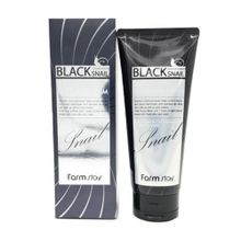 Пенка очищающая с муцином черной улитки FarmStay black snail deep Cleansing Foam 180мл