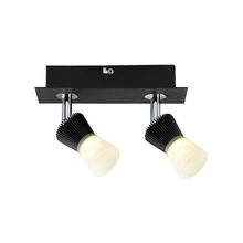 Paulmann Konos 2x 3 W, 230 12 V,3000 K 2x 200 lm, черный, 60202