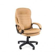 Кресло для руководителя Easy Chair 515 TPU бежевое (экокожа пластик)