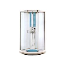 Ido Душевая кабина Showerama 9-5 80*80 белый профиль, стекло прозрачное - Душевая кабина Showerama 9-5 80*80 см левая (артикул 48750-22-808)