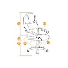 Tetchair Кресло BERGAMO, коричневый