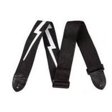 2.5` NYLON LIGHTNING BOLT STRAP BLACK