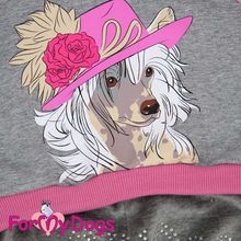 Костюм для КХС от ForMyDogs велюровый розовый FW382-2016 P