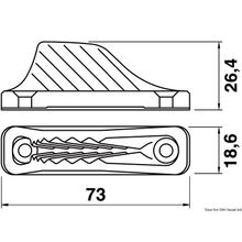 Osculati CLAMCLEATS CL 209, 56.209.08