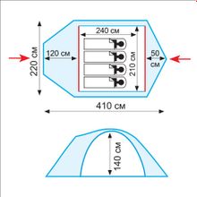 Палатка Tramp Lair 4 (V2)