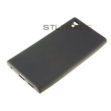 L1 Sony Силиконовый чехол TPU Case Металлик черный