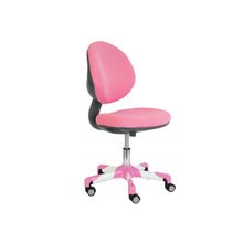 Бюрократ (BURO) Кресло KD-6 розовые накладки, ткань розовая