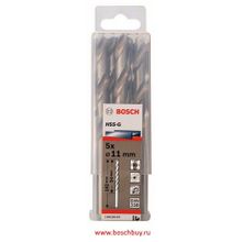 Bosch Набор сверл  STANDARD HSS-G DIN 338 11 мм  (2608595079 , 2.608.595.079)