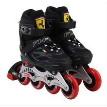 Mesuca Роликовые коньки раздвижные Ferrari FS4 черные (р.36-39)