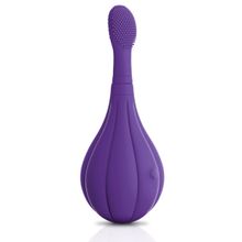 Фиолетовый вибростимулятор Focus Sonic Vibrator с 3 насадками Фиолетовый