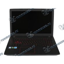 Ноутбук ASUS "FX553VE-DM347" (Core i5 7300HQ-2.50ГГц, 8ГБ, 1000ГБ, GFGTX1050Ti, LAN, WiFi, BT, WebCam, 15.6" 1920x1080, Linux), черный [141465]