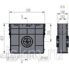 Пескоуловитель пластиковый ПП Norma DN100