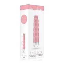 Розовый фигурный вибратор Lauryn - 15 см. (79851)