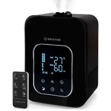 Ультразвуковой увлажнитель Brayer BR4705, 6 л, 25 м,( 40-80%), таймер, дисплей, 15 ч., пульт, теплый