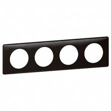 Рамка 4 поста CELIANE, карбон |  код. 068984 |  Legrand