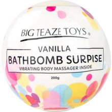 Бомбочка для ванны Bath Bomb Surprise Vanilla + вибропуля (239743)